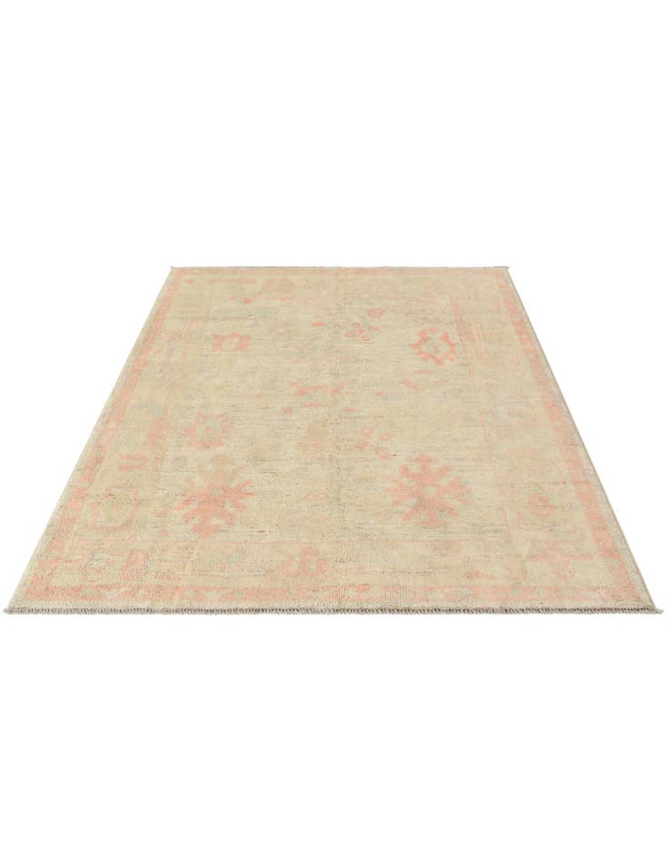 Detail image of 5' 2 x 7' 4 Hand Knotted Oushak Wool Rug