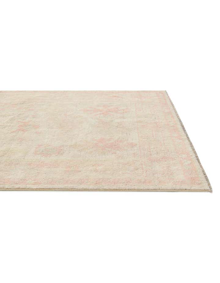 4' 4 x 6' 3 Hand Knotted Oushak Wool Rug