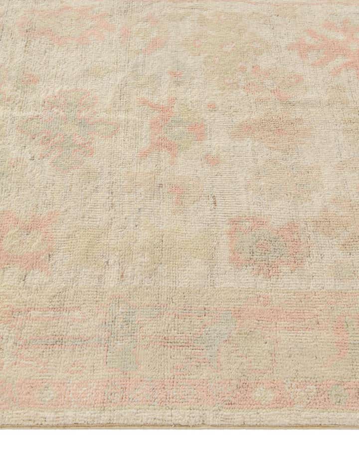 4' 4 x 6' 3 Hand Knotted Oushak Wool Rug