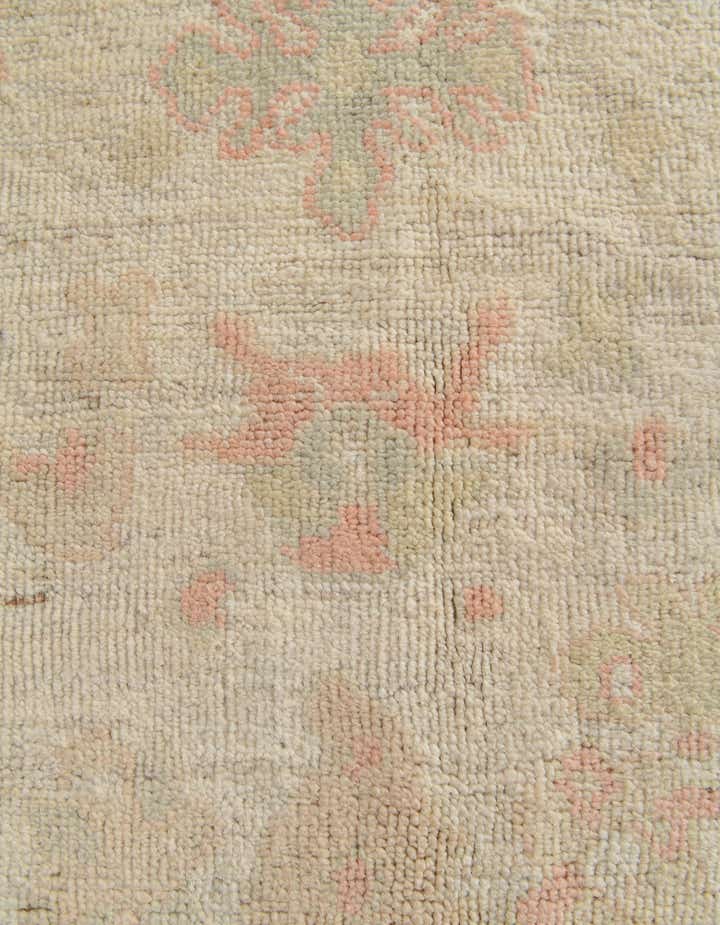 4' 4 x 6' 3 Hand Knotted Oushak Wool Rug
