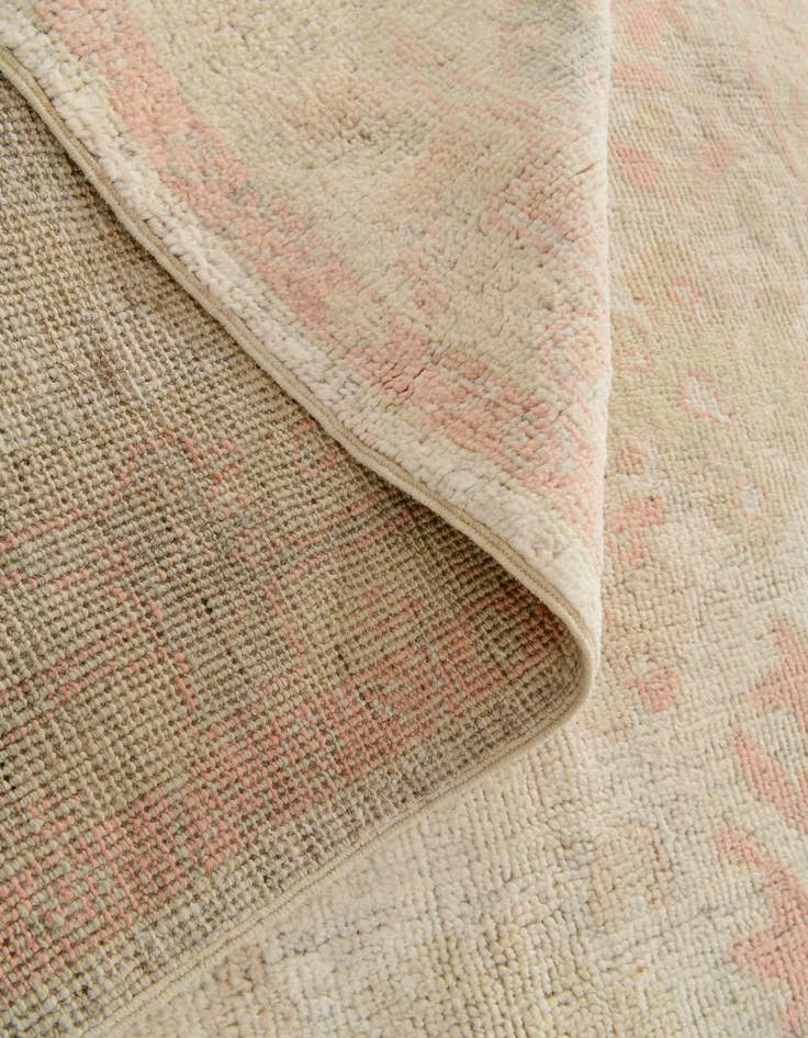 Detail image of 4' 4 x 6' 3 Hand Knotted Oushak Wool Rug