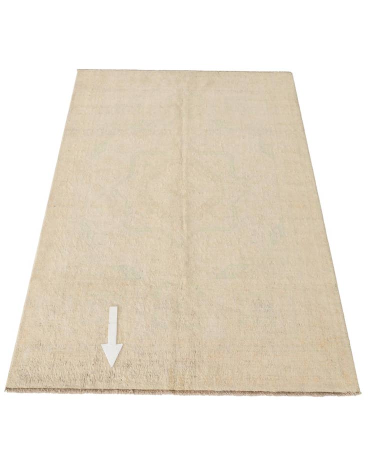 Detail image of 4' 4 x 6' 3  Hand Knotted Oushak Wool Rug