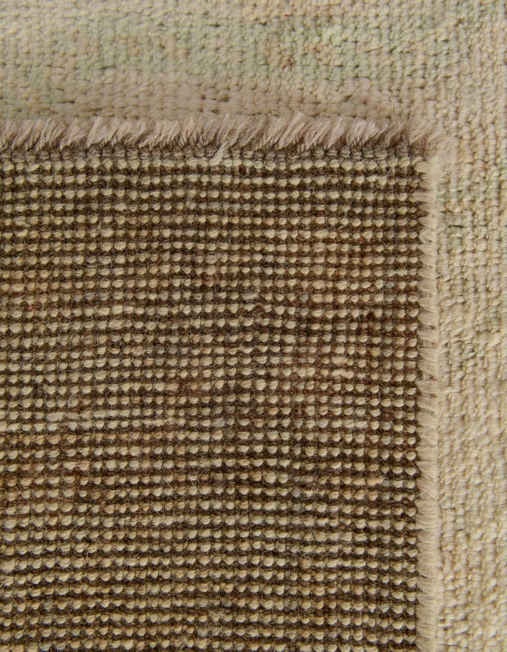 Detail image of 4' 4 x 6' 3 Hand Knotted Oushak Wool Rug
