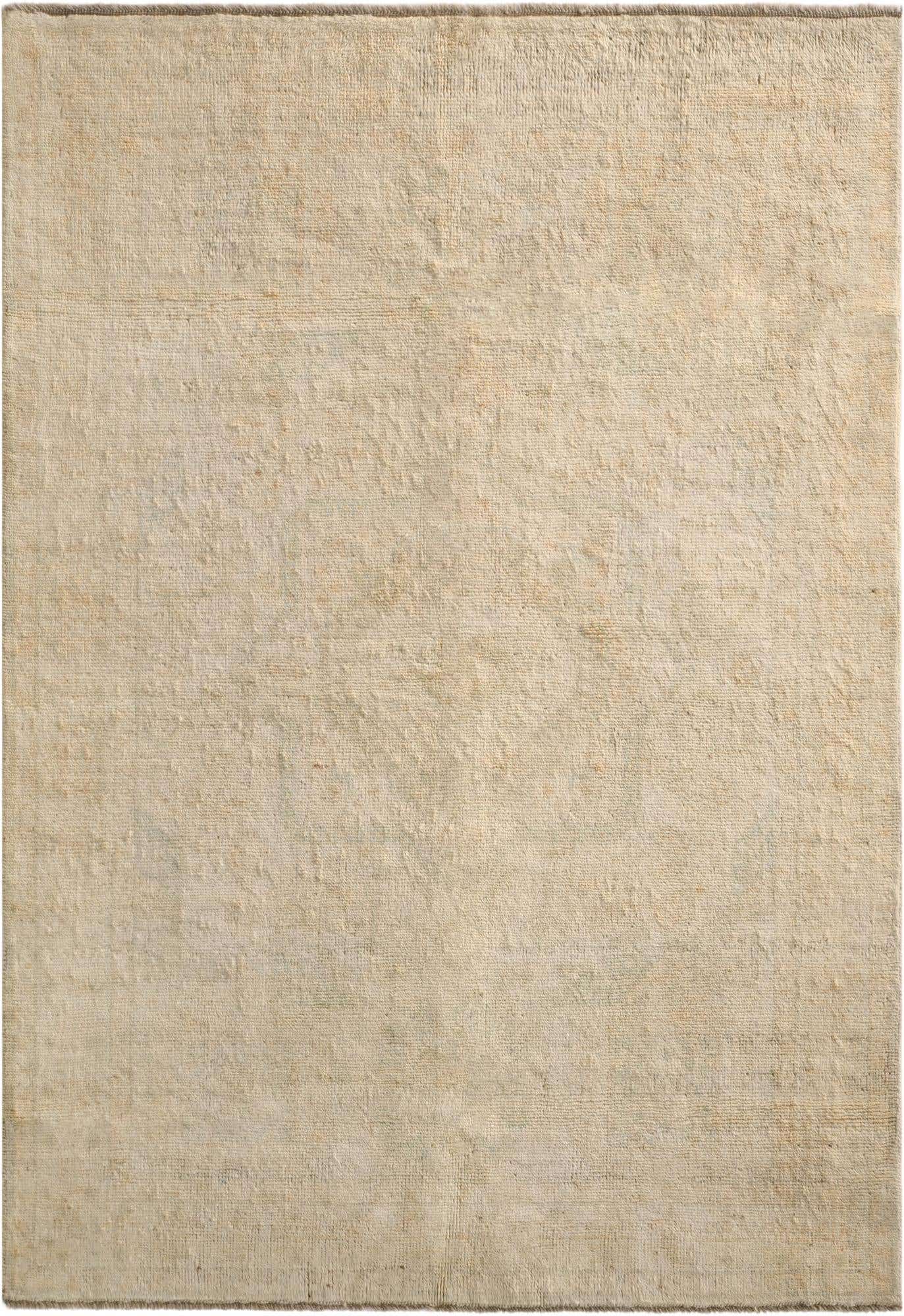 4' 4 x 6' 3 Hand Knotted Oushak Wool Rug