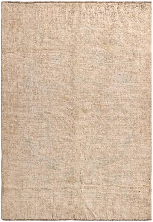 Detail image of 4' 4 x 6' 3 Hand Knotted Oushak Wool Rug
