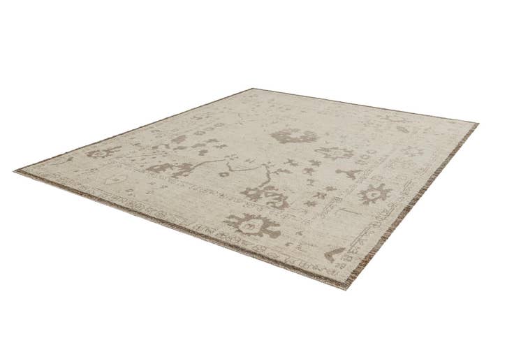 Detail image of 8' 3 x 10' 1 Hand Knotted Oushak Wool Rug