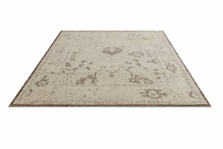 Detail image of 8' 3 x 10' 1 Hand Knotted Oushak Wool Rug