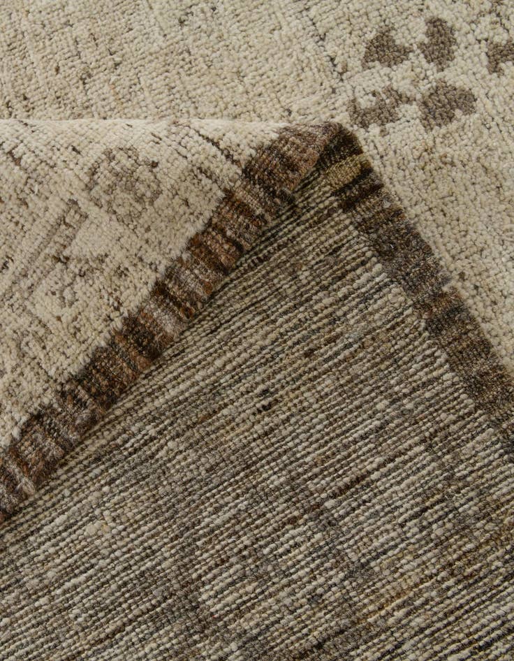 Detail image of 8' 3 x 10' 1  Hand Knotted Oushak Wool Rug