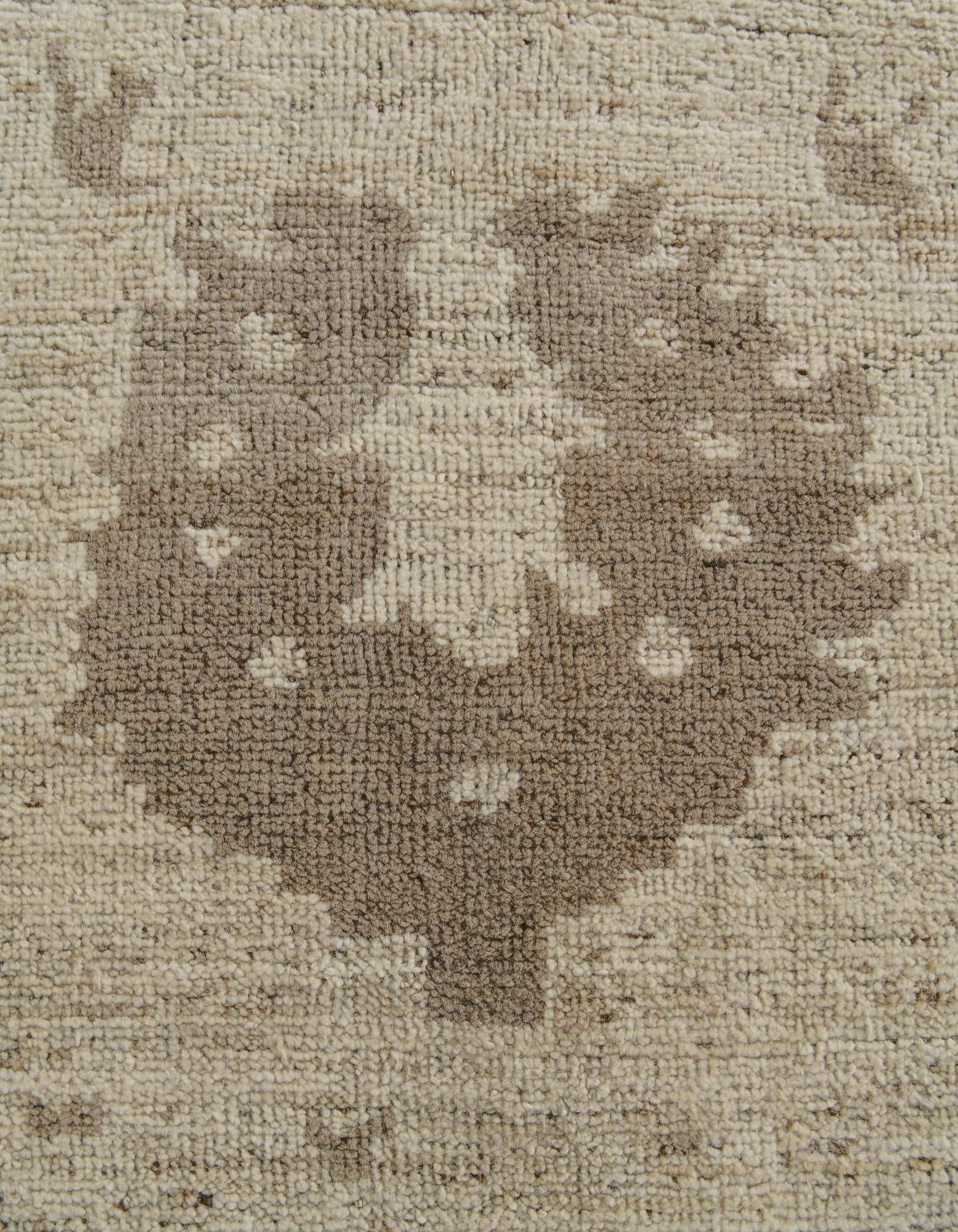 8' 3 x 10' 1 Hand Knotted Oushak Wool Rug
