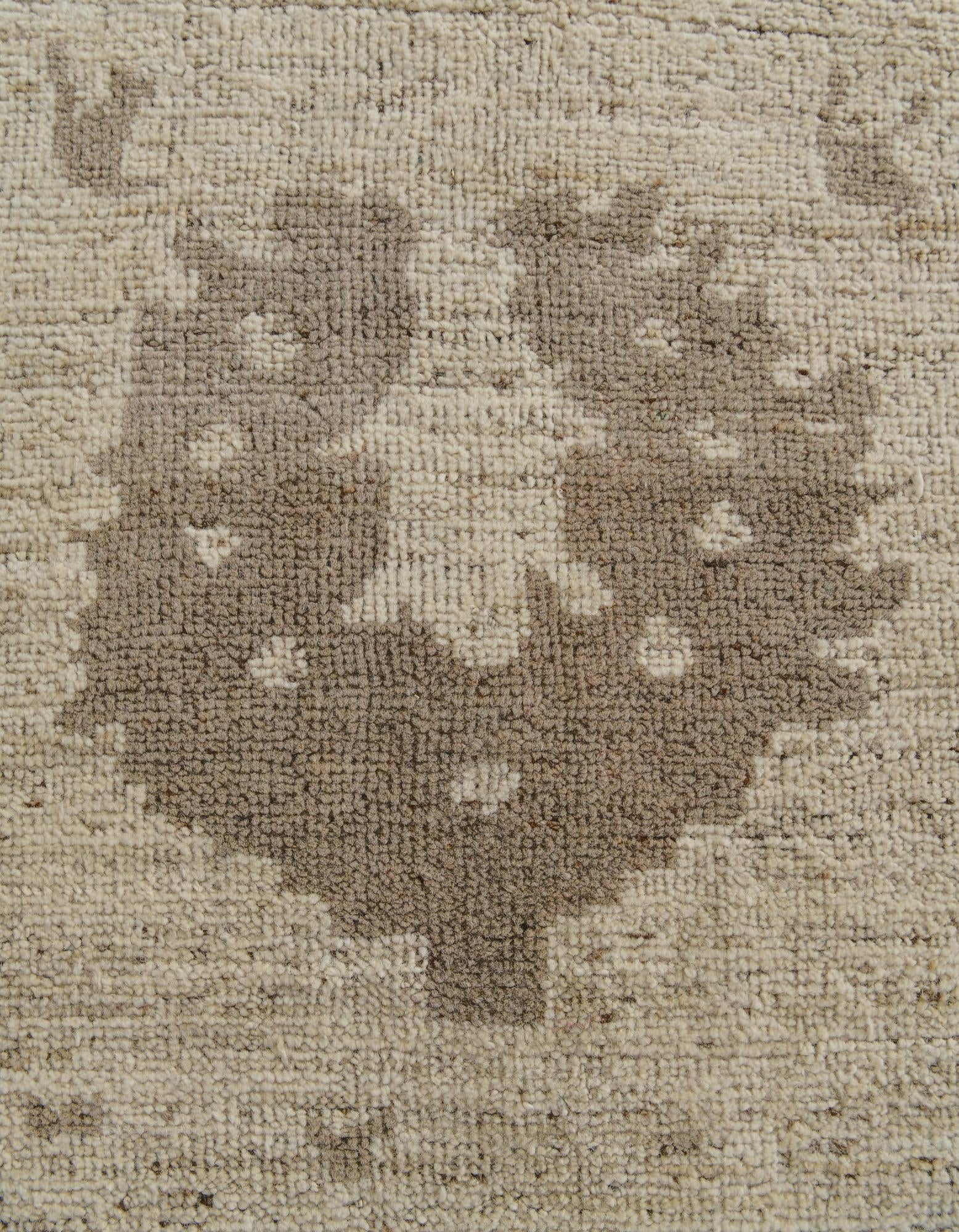8' 3 x 10' 1 Hand Knotted Oushak Wool Rug