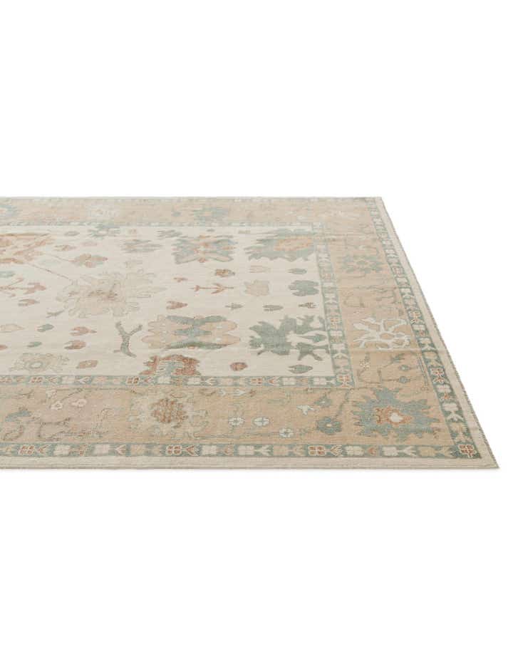 8' x 10' Hand Knotted Oushak Wool Rug