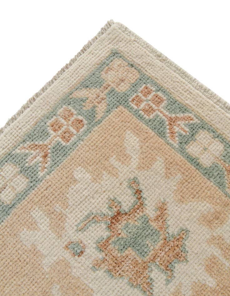 Detail image of 8' x 10' Hand Knotted Oushak Wool Rug