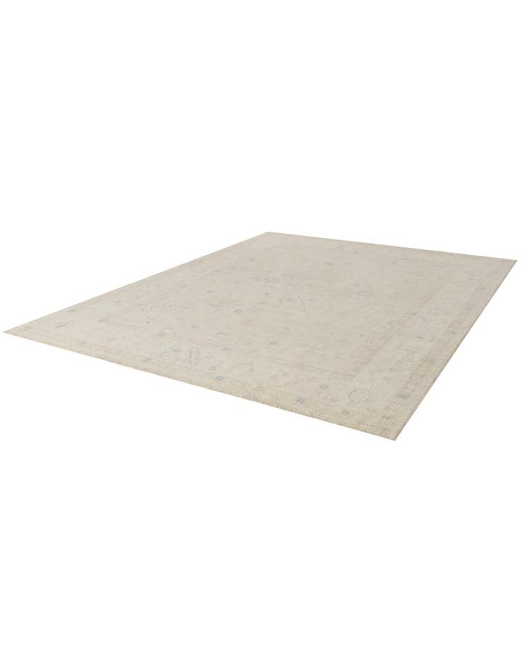 Detail image of 9' 10 x 13' 6 Hand Knotted Oushak Wool Rug