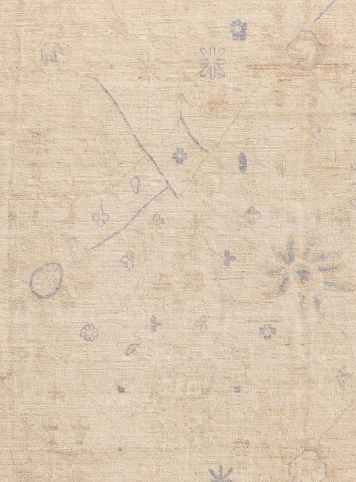 9' 10 x 13' 6 Hand Knotted Oushak Wool Rug