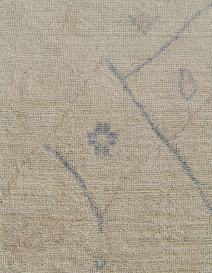 9' 10 x 13' 6 Hand Knotted Oushak Wool Rug