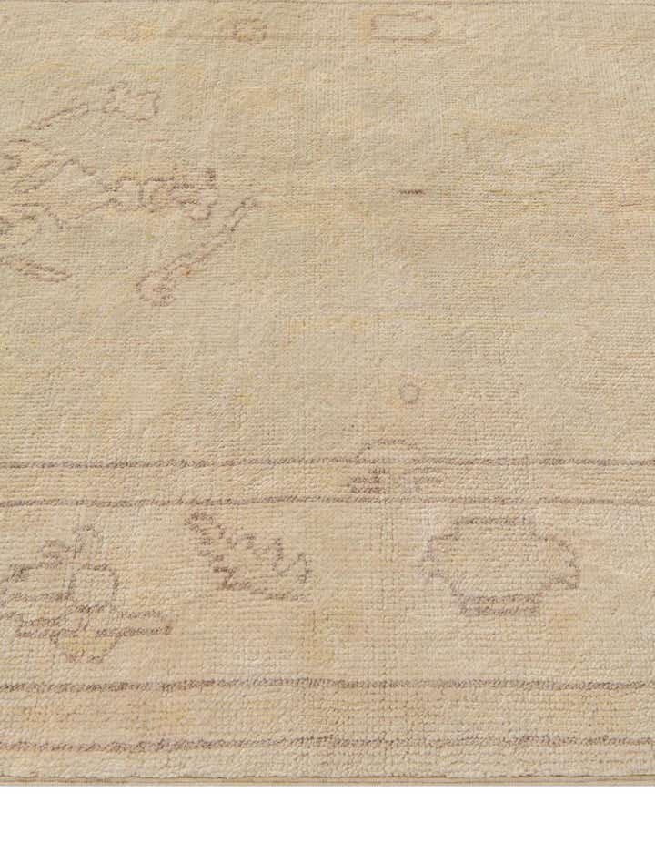 4' 3 x 6' Hand Knotted Oushak Wool Rug