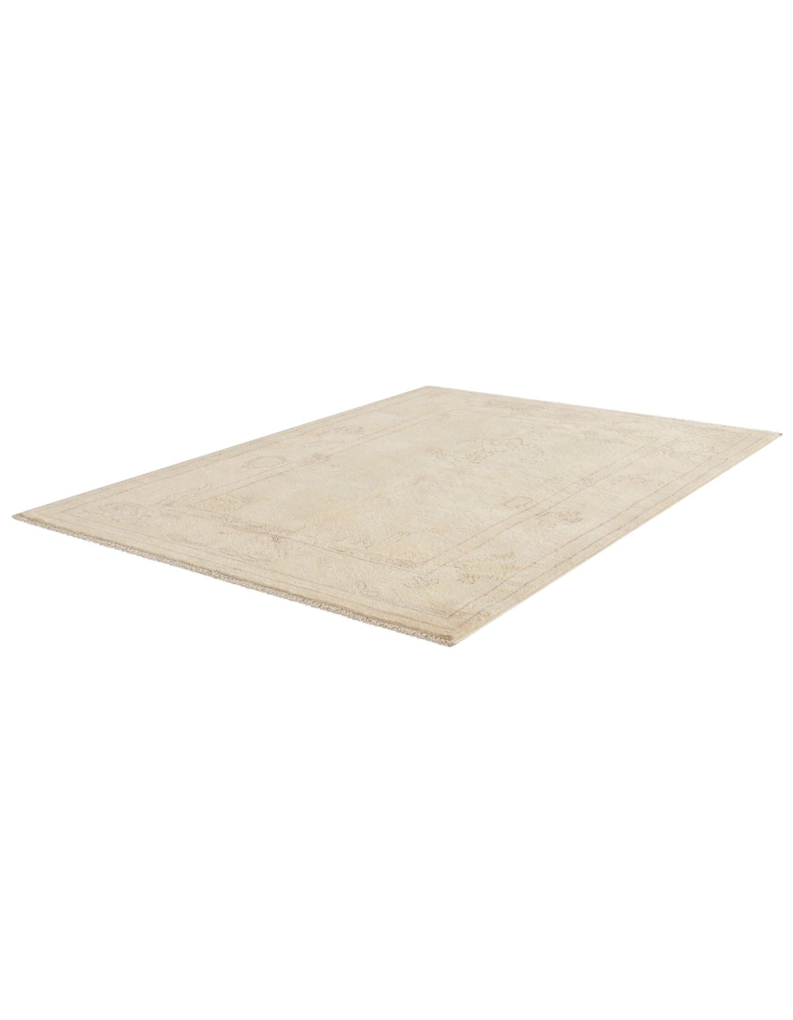 4' 3 x 6' Hand Knotted Oushak Wool Rug