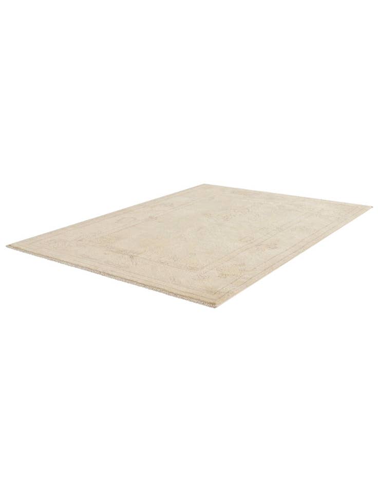 Detail image of 4' 3 x 6'  Hand Knotted Oushak Wool Rug