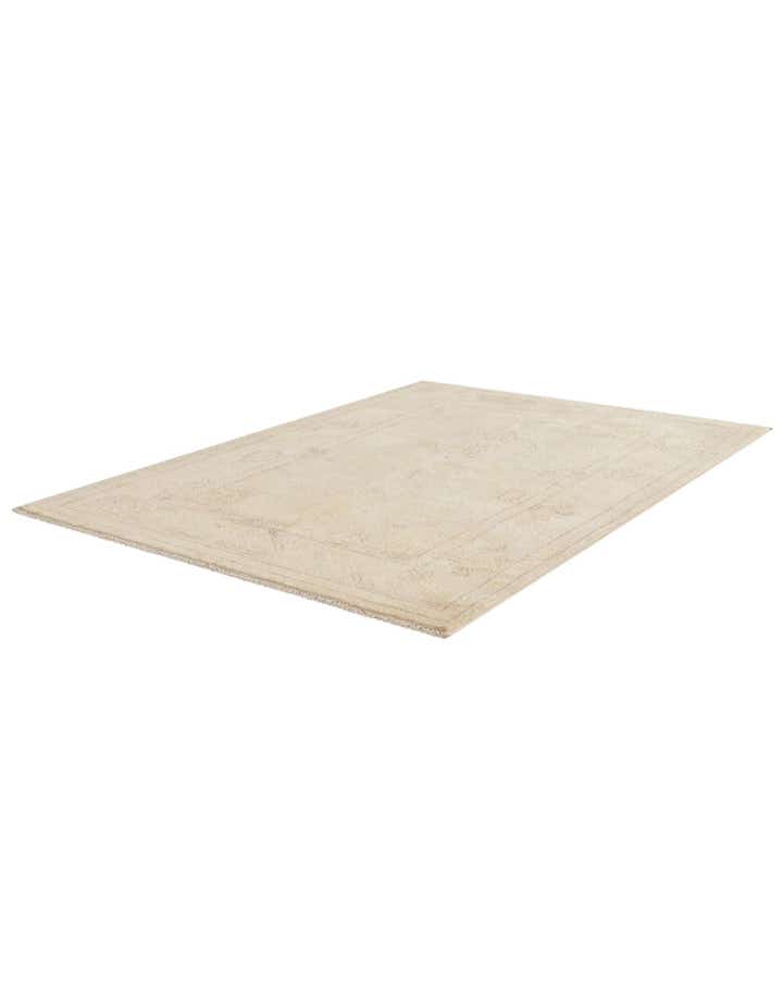 4' 3 x 6' Hand Knotted Oushak Wool Rug