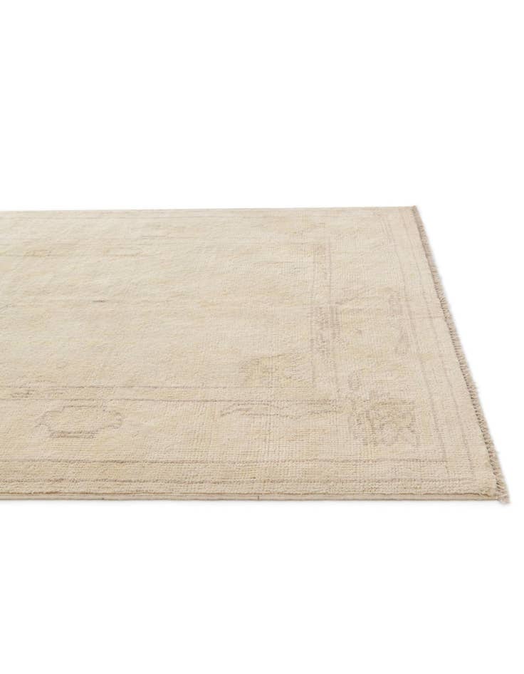 Detail image of 4' 3 x 6' Hand Knotted Oushak Wool Rug