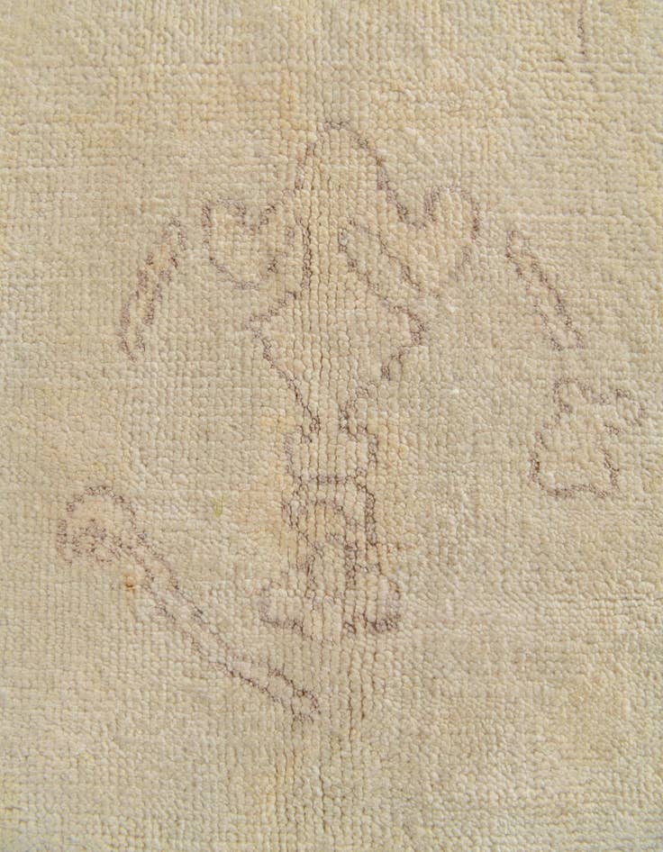 Detail image of 4' 3 x 6'  Hand Knotted Oushak Wool Rug