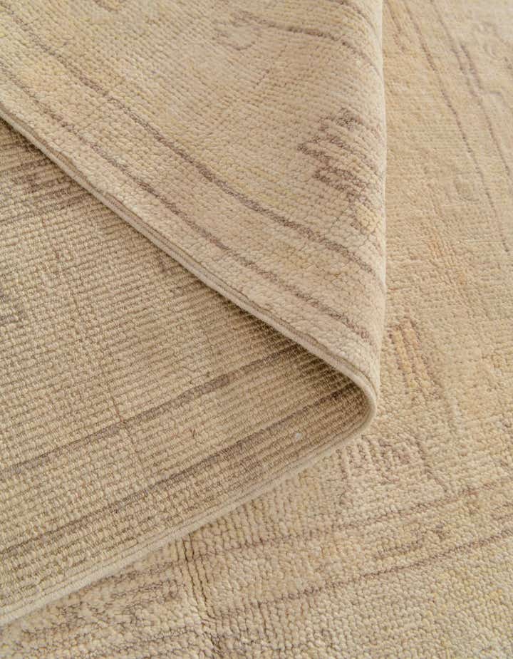 4' 3 x 6' Hand Knotted Oushak Wool Rug