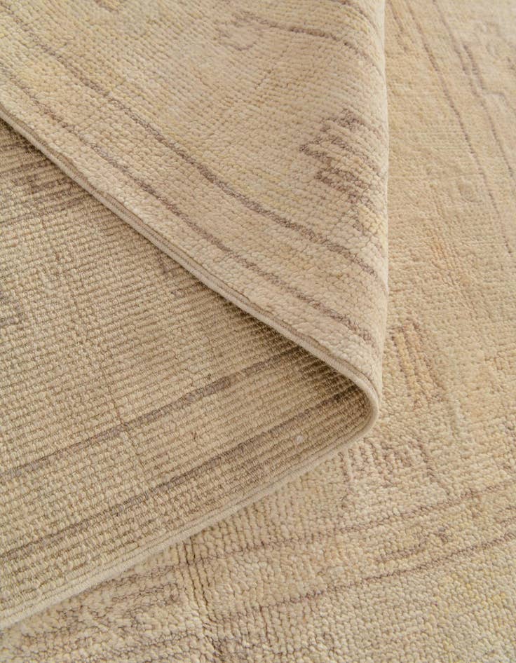 Detail image of 4' 3 x 6' Hand Knotted Oushak Wool Rug