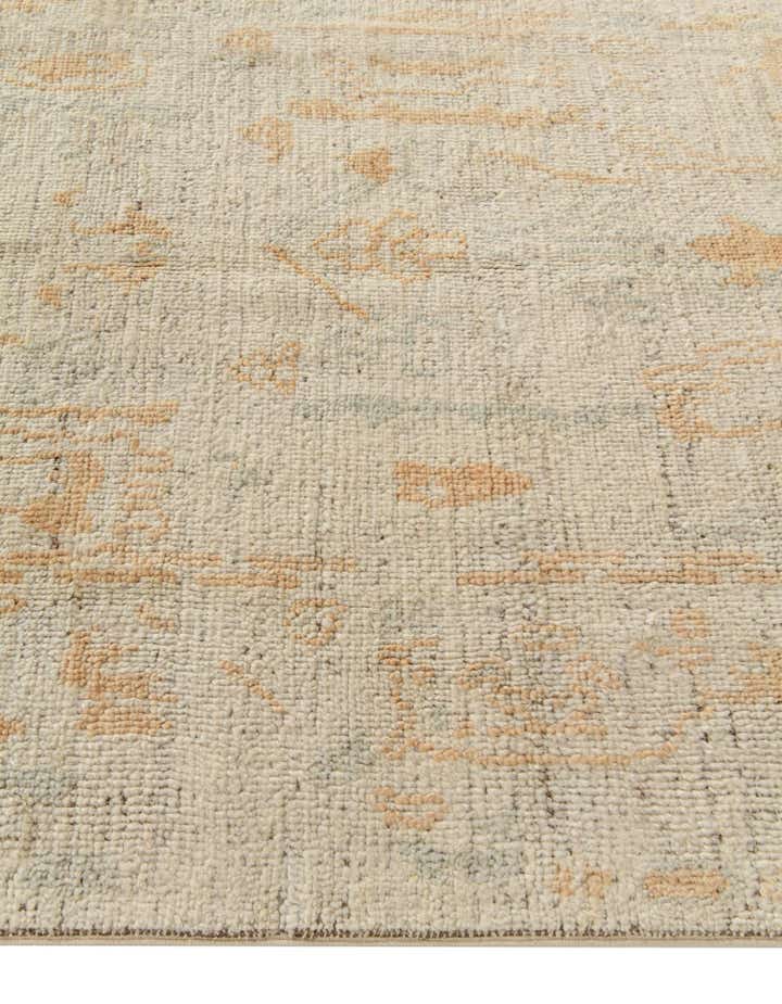 3' 10 x 5' 11 Hand Knotted Oushak Wool Rug
