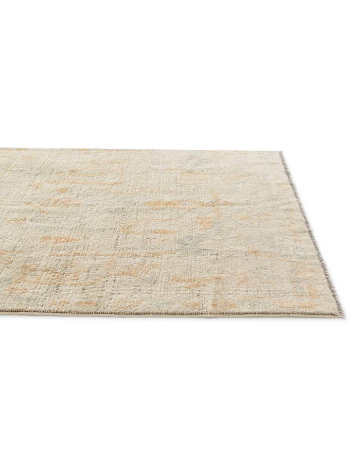 Detail image of 3' 10 x 5' 11 Hand Knotted Oushak Wool Rug