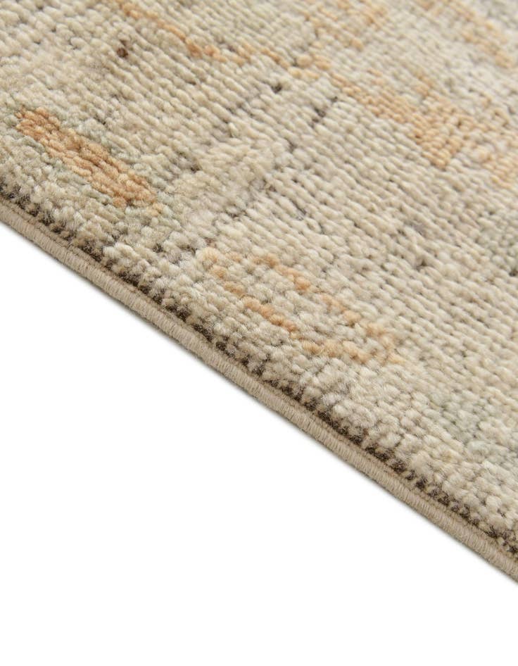 Detail image of 3' 10 x 5' 11 Hand Knotted Oushak Wool Rug