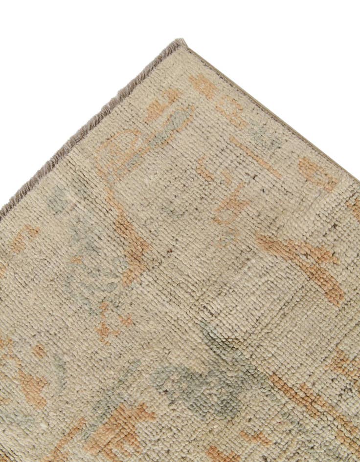 Detail image of 3' 10 x 5' 11 Hand Knotted Oushak Wool Rug