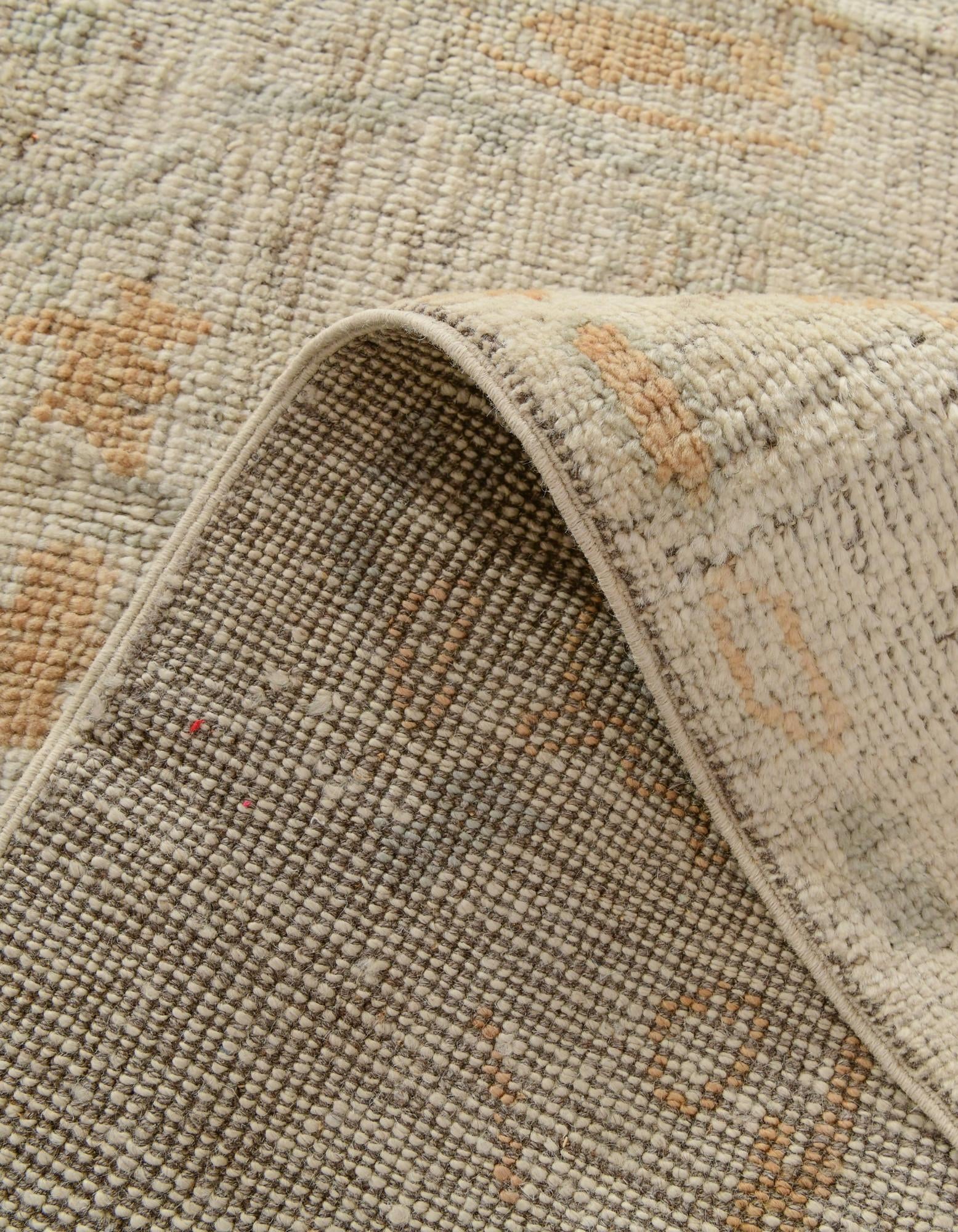 3' 10 x 5' 11 Hand Knotted Oushak Wool Rug