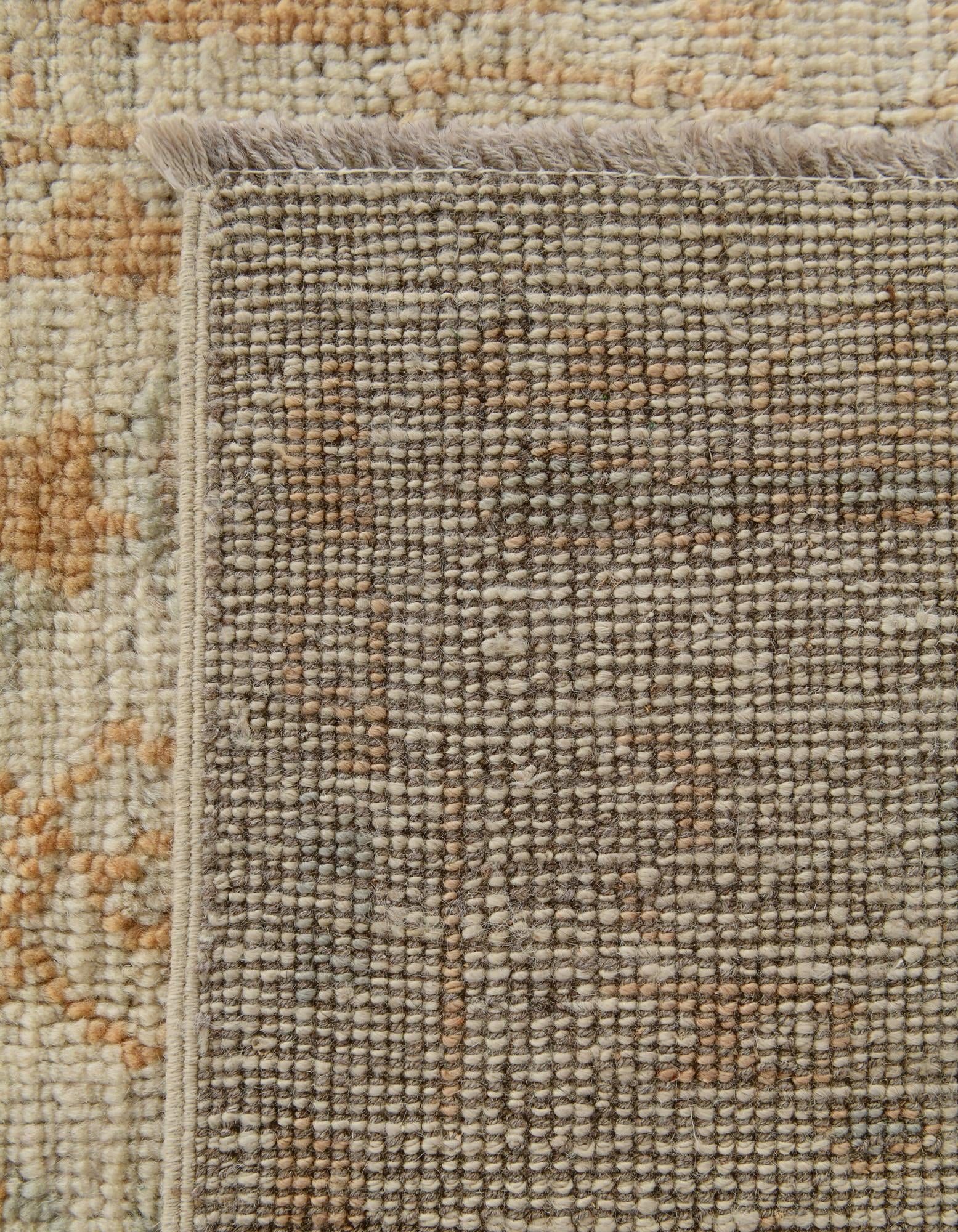 3' 10 x 5' 11 Hand Knotted Oushak Wool Rug