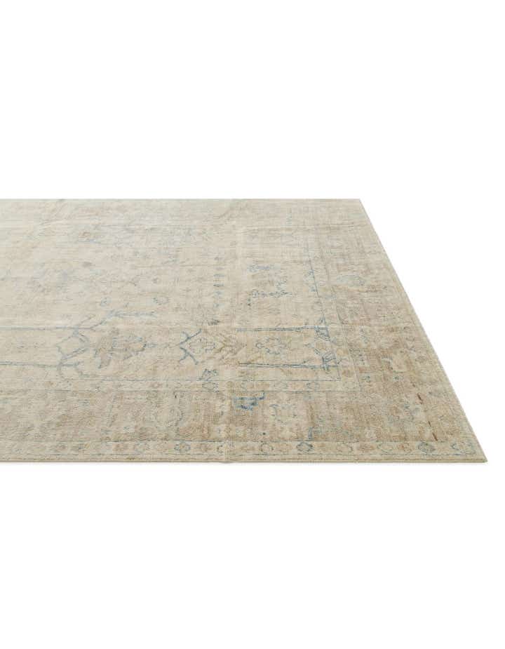 8' x 9' 9 Hand Knotted Oushak Wool Rug