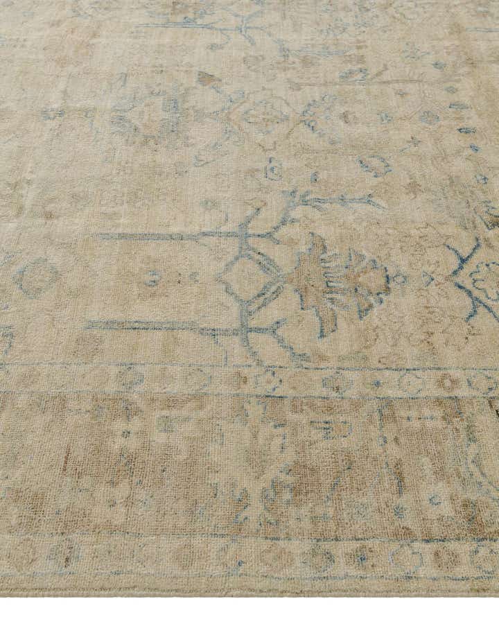 8' x 9' 9 Hand Knotted Oushak Wool Rug