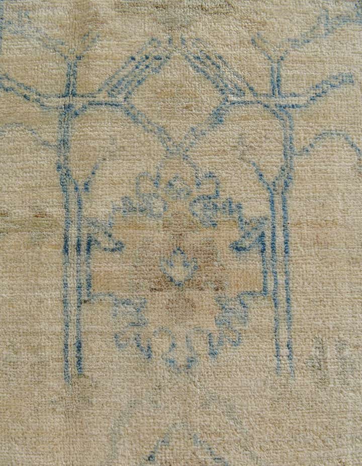 8' x 9' 9 Hand Knotted Oushak Wool Rug
