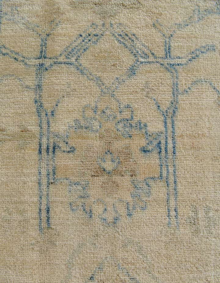 8' x 9' 9 Hand Knotted Oushak Wool Rug