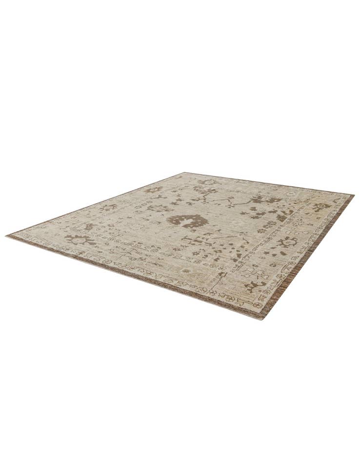 Detail image of 8' 3 x 10' 2  Hand Knotted Oushak Wool Rug