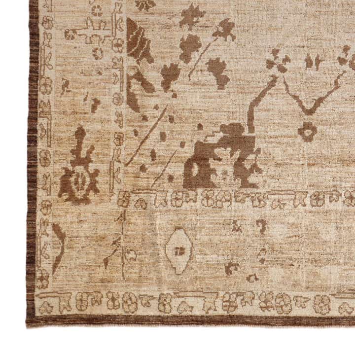 8' 3 x 10' 2 Hand Knotted Oushak Wool Rug