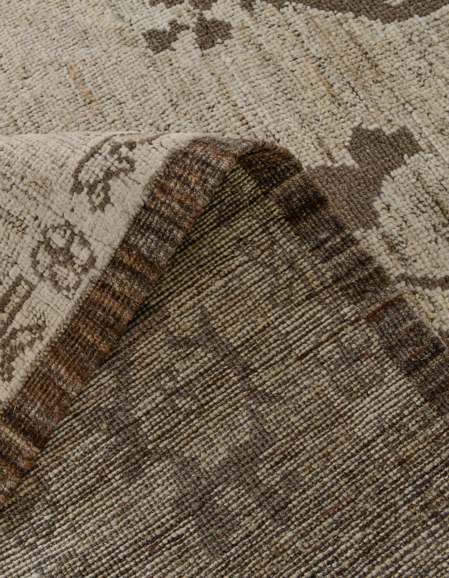 8' 3 x 10' 2 Hand Knotted Oushak Wool Rug
