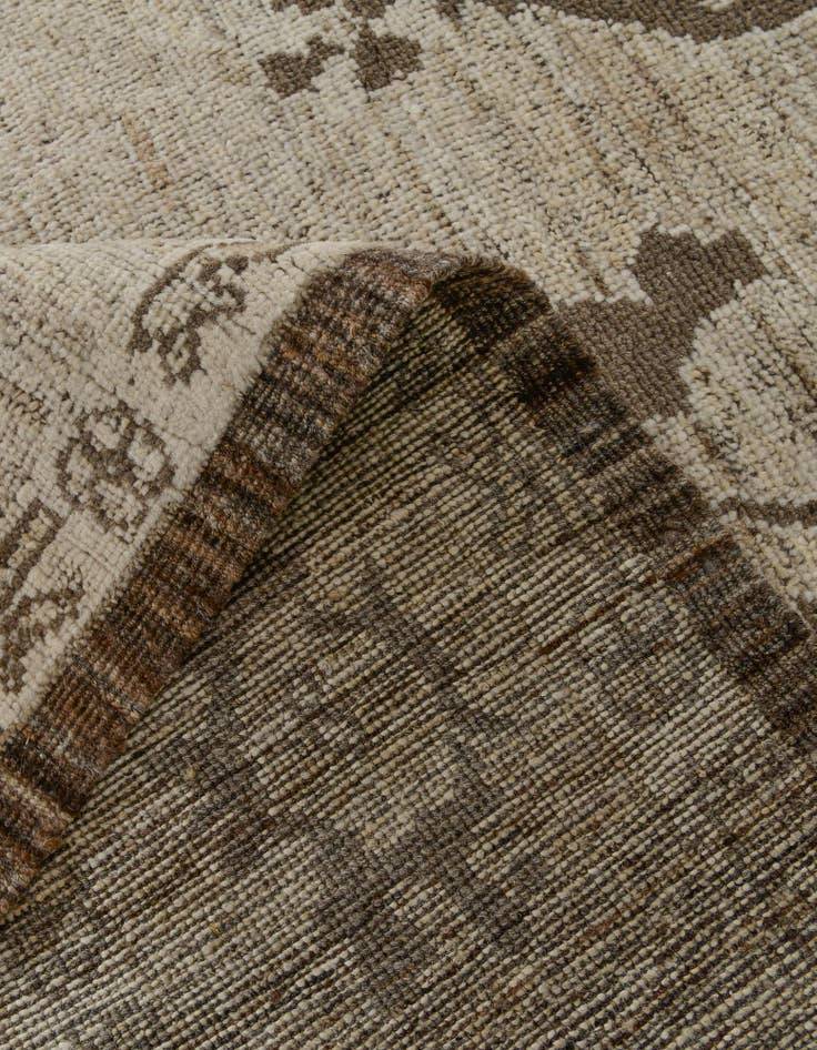 Detail image of 8' 3 x 10' 2  Hand Knotted Oushak Wool Rug