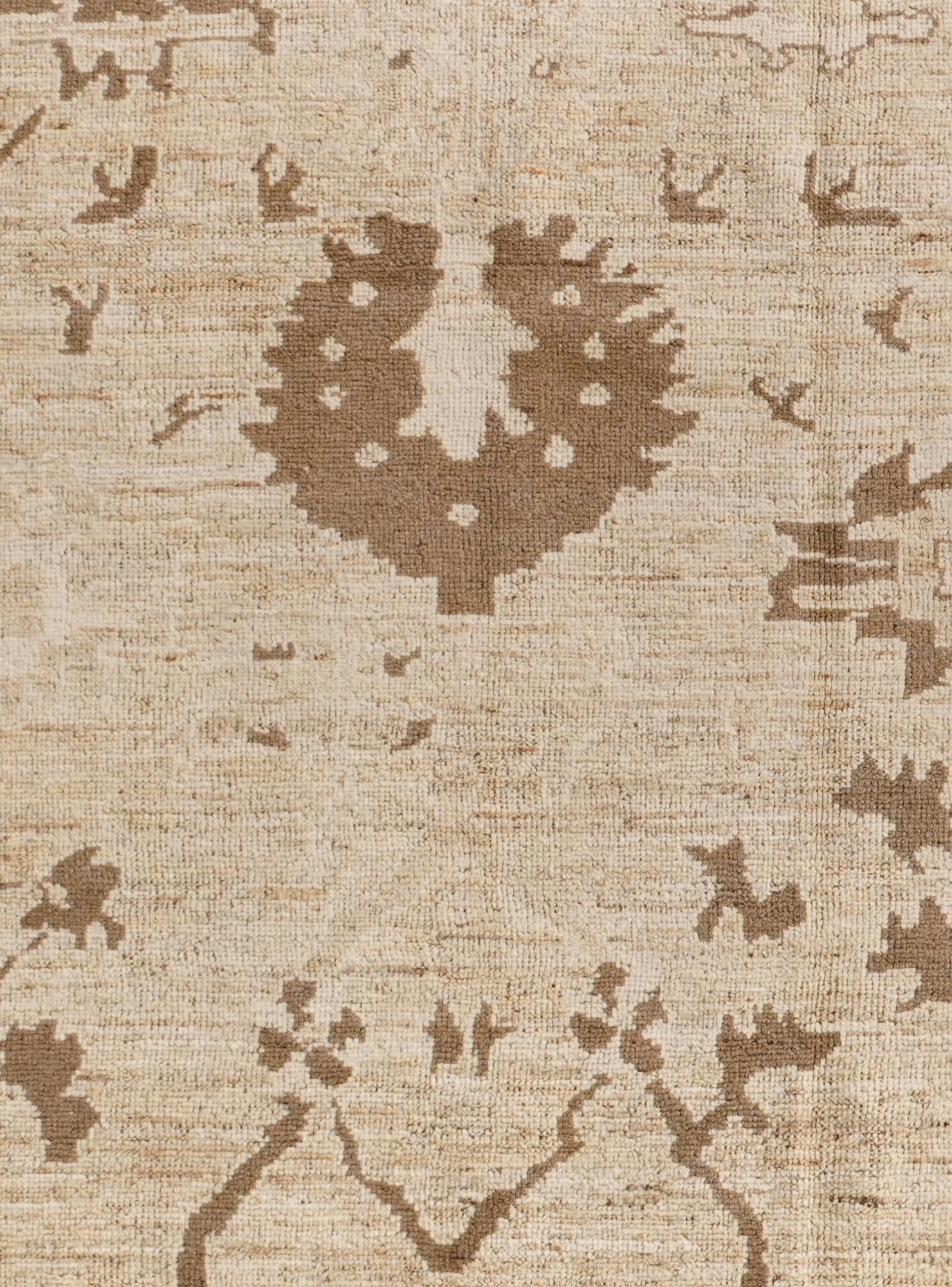 8' 3 x 10' 2 Hand Knotted Oushak Wool Rug