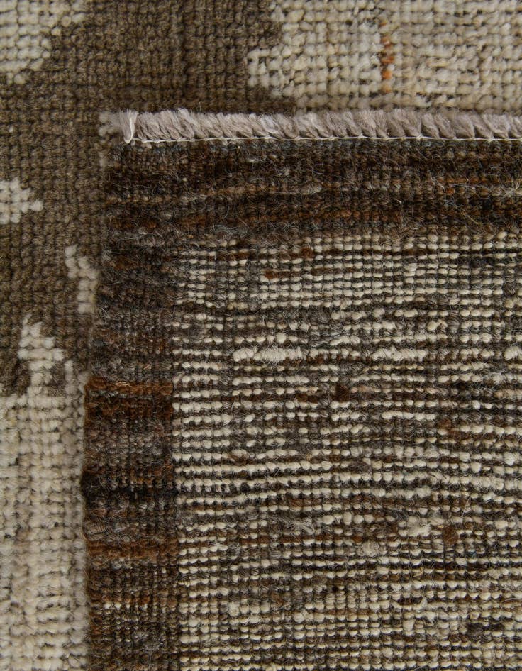 Detail image of 8' 3 x 10' 2  Hand Knotted Oushak Wool Rug