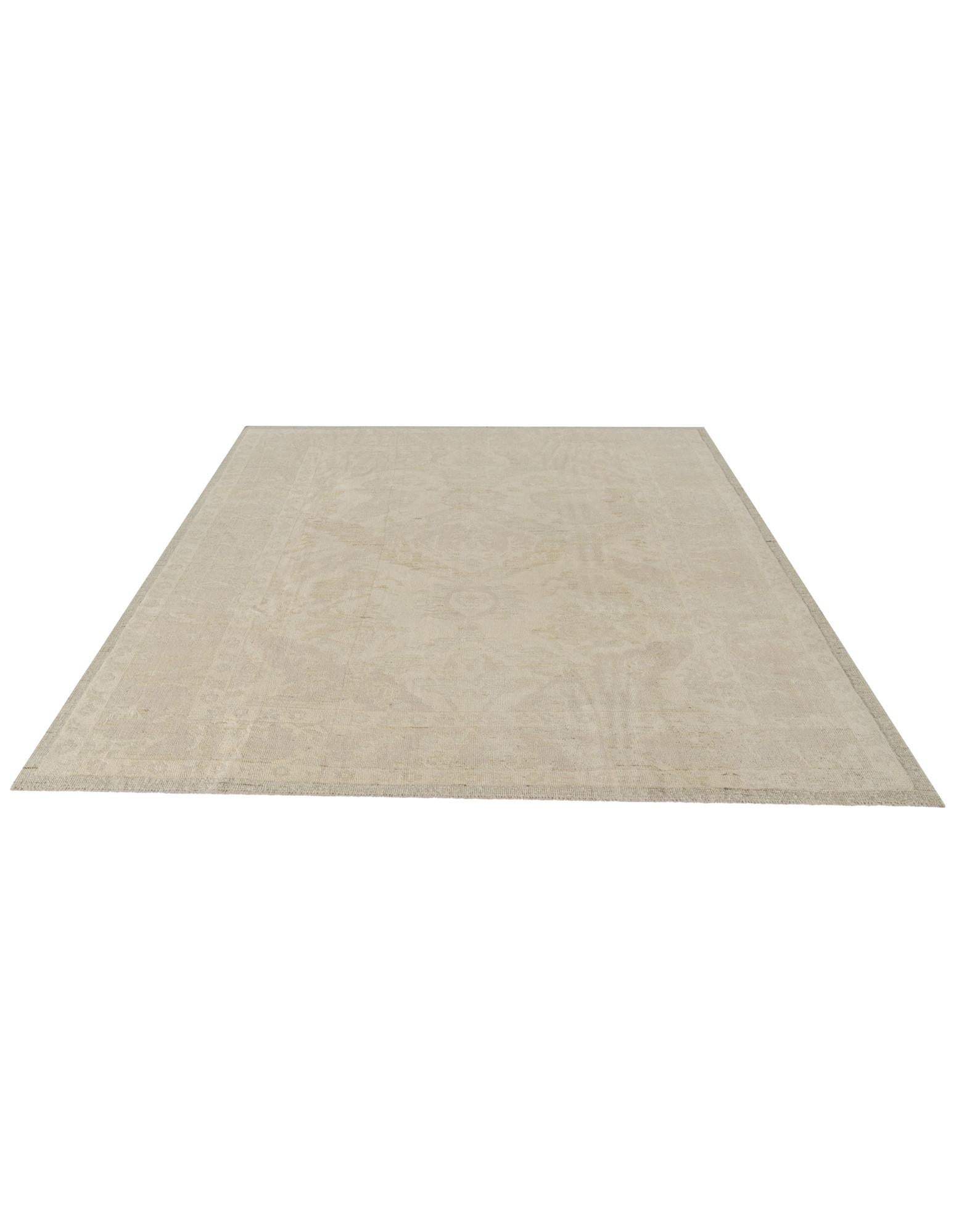 8' 3 x 10' 3 Hand Knotted Oushak Wool Rug