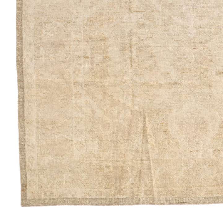 8' 3 x 10' 3 Hand Knotted Oushak Wool Rug