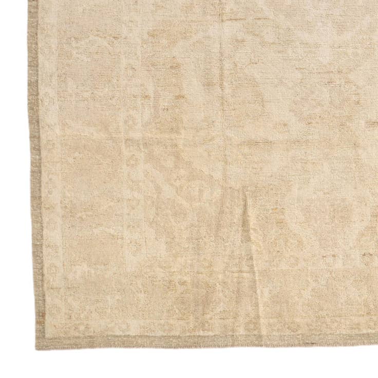Detail image of 8' 3 x 10' 3 Hand Knotted Oushak Wool Rug