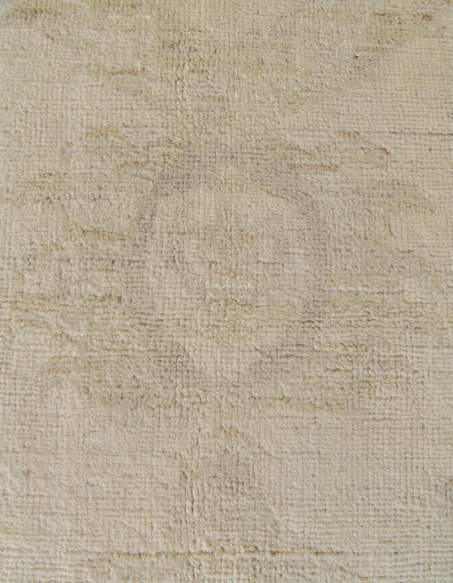 8' 3 x 10' 3 Hand Knotted Oushak Wool Rug