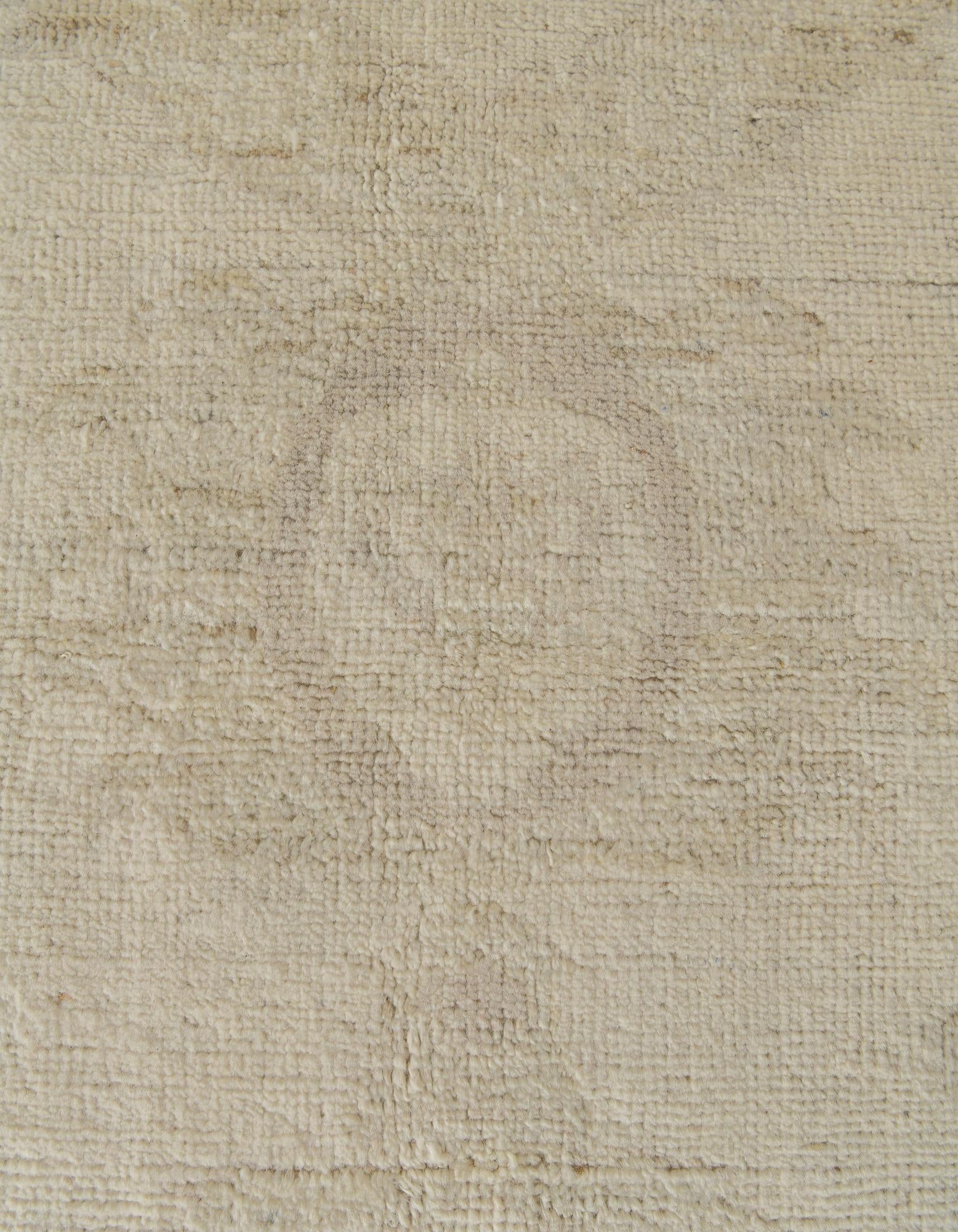 8' 3 x 10' 3 Hand Knotted Oushak Wool Rug