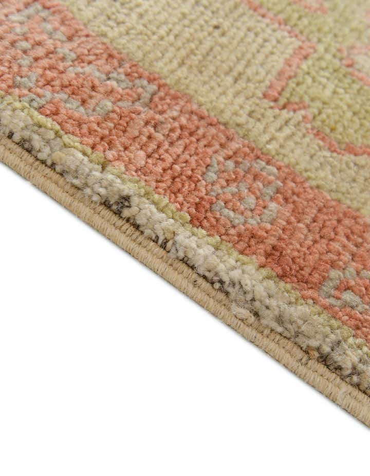 5' 1 x 6' 10 Hand Knotted Oushak Wool Rug