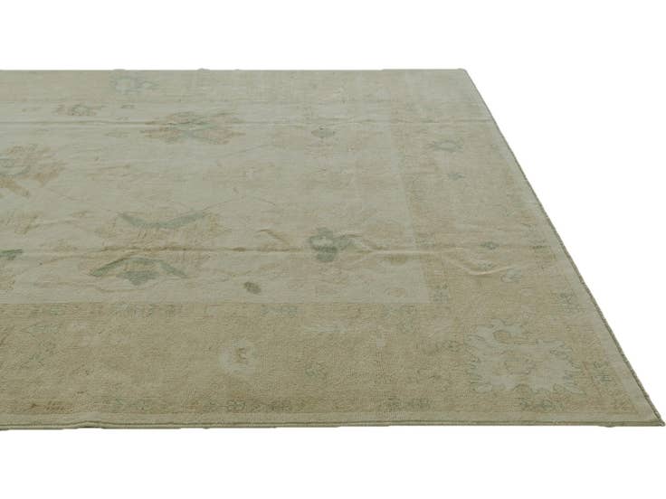 Detail image of 9' 1 x 12' Hand Knotted Oushak Wool Rug